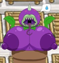 1girls alex_nsfw anthro anthrofied ass breasts chomper_(pvz) female flora_fauna plant plant_girl plant_humanoid plantie plants_vs._zombies plants_vs_zombies popcap_games pussy