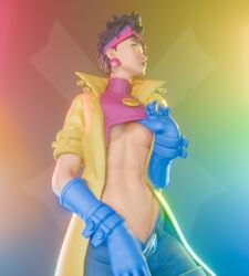 1girls 3d 3d_(artwork) 3d_render abrxsive abs absurd_res absurdres asian asian_female athletic athletic_female belly body chinese_female commission commissioner_upload earrings erotic erotic-3d-art female female_only fortnite gloves jubilation_lee jubilee lewd lipstick marvel marvel_comics mutant_(marvel) nsfw render sensual shades strip_tease superheroine sweat sweating tease teasing teasing_viewer trenchcoat x-men