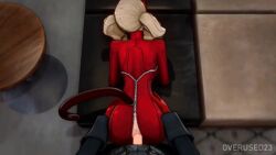 1boy 1girls 3d 3d_(artwork) 3d_animation 3d_model accurate_art_style animated ann_takamaki big_ass blonde_hair bodysuit cel_shading clothed_sex cum cum_in_pussy cum_inside doggy_style joker_(persona) large_ass male/female mask masked masked_female official_style overused23 persona persona_5 phantom_thief_suit pov red_bodysuit ren_amamiya sex sex_from_behind skinny slim_waist sound tagme tail twintails video voice_acted