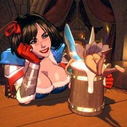 2girls 3d ass big_ass big_breasts big_thighs breasts bust busty chest curvaceous curvy curvy_figure digital_media_(artwork) fairy_godmother_(swords_and_slippers) fairy_tales female folklore hips hourglass_figure huge_ass huge_breasts huge_thighs large_ass large_breasts large_thighs light-skinned_female light_skin mass_creation mature mature_female slim_waist snow_white_(disney) snow_white_(fairy_tales) snow_white_(grimm) snow_white_(swords_and_slippers) snow_white_and_the_seven_dwarfs_(1937_film) swords_and_slippers thick thick_hips thick_legs thick_thighs thighs voluptuous waist wide_hips wide_thighs