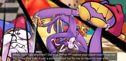 1boy 1futa 4_fingers anal angry anthro anus asphyxiation ass ball_size_difference balls big_balls big_penis bite biting_lip biting_own_lip bodily_fluids censored_slur censored_text chest_tuft choking dialogue dominant dominant_gynomorph dominant_intersex duo english_text eviltqf fingers foreskin furrowed_brow furry futa_with_male futadom futanari genital_fluids genitals glitch_productions gynomorph hi_res homophobic_slur huge_balls huge_cock humanoid hyper hyper_balls hyper_genitalia hyper_penis image_bubble intersex intersex/male jax_(tadc) jax_(the_amazing_digital_circus) lagomorph larger_male leporid male male_penetrated mammal penis penis_size_difference pomni pomni_(tadc) pomni_(the_amazing_digital_circus) precum questionable_consent rabbit self_bite sex sharp_teeth size_difference slur small_balls small_dom_big_sub small_waist smaller_gynomorph smaller_intersex stomach_bulge strangling submissive submissive_male tears teeth text the_amazing_digital_circus tuft