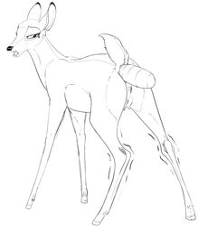 anal anal_sex backlash91 cervine crying deer female feral mammal open_mouth penetration pussy tears tongue