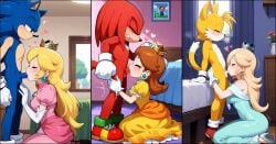 knuckles the echidna from mario (series) by ndsilver059