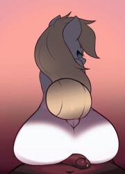 animated anthro ass buttjob dark-skinned_male dark_skin furry furry_female looking_at_viewer looking_back looking_back_at_viewer my_little_pony swastika swaying swaying_hips tagme