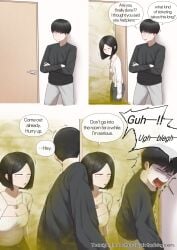 1girl 1girls ass ass_focus big_ass black_hair black_shorts blonde_female blonde_male boy boys brap brother brother_and_sister butt comic comic_page conversation dialogue fart fart_cloud fart_everywhere farting farts female femdom game gasbox girl hair hands_on_face hoodie huge_ass huge_butt huge_thighs jean_shorts jeans kemonomimi light-skinned_female light-skinned_male light_skin male playing shiny shiny_clothes short_hair sister sleeping smelly speech_bubble sweat sweatdrop sweating sweaty sweaty_body text thighs thighs_bigger_than_head white_clothes white_clothing yakbang
