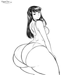 komi shouko from komi-san wa komyushou desu by franktonius