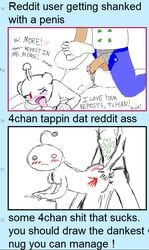 4chan anthro balls blush cum doodle_or_die penis reddit sex site-tan snoo what