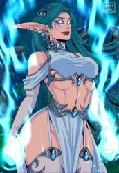 night elf from world of warcraft by muiri noir