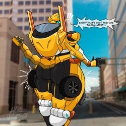 tachi (metal cardbot) from metal cardbot by ablazemosquit0