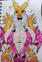 1girls abs anthro big_breasts breasts busty child_bearing_hips curvy curvy_figure digimon digimon_(species) enormous_breasts female female_only giant_breasts gigantic_breasts hourglass_figure huge_breasts large_breasts little_cat massive_breasts renamon thick_thighs thighs voluptuous voluptuous_female wide_hips