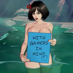 1:1 1girls 3d animated big_breasts big_thighs black_hair blue_eyes breasts bust busty chest curvaceous curvy curvy_figure designed_with_gamers_in_mind digital_media_(artwork) fairy_tales female female_only folklore hips hourglass_figure huge_breasts huge_thighs large_breasts large_thighs light-skinned_female light_skin looking_at_viewer mass_creation mature mature_female meme no_sound nude nude_female official_animation partially_submerged red_nails short_hair slim_waist smile snow_white_(swords_and_slippers) swords_and_slippers thick thick_hips thick_legs thick_thighs thighs video voluptuous waist water wide_hips wide_thighs