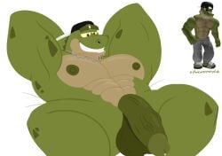 1boy abs anthro bara crocodile furry gay muscles pecs reference_image roblox roblox_avatar scalie tagme tagme_(artist)