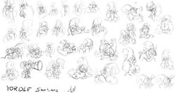 atryl fizz_(lol) imp_midna league_of_legends lulu_the_fae_sorceress midna monochrome poppy riot_games rule_63 sketch teemo the_legend_of_zelda tristana twili twilight_princess yordle