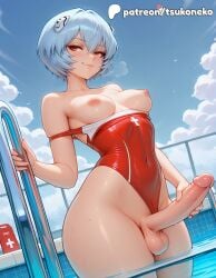 1futa 2026 ai_assisted ai_generated anime artist_name average_breasts ayanami_rei blue_hair blue_sky breasts bust clothes_pull clothing_aside cloud cock dick erection explicit foreskin futanari hi_res high_quality high_resolution highres large_penis medium_boobs medium_breasts neon_genesis_evangelion nipples one-piece_swimsuit outdoors patreon patreon_username penis pool pool_ladder poolside precum rei_ayanami short_hair sky smile solo stable_diffusion swimsuit testicles tsukoneko twitching_penis uncensored uncensored_nipples veiny_penis watermark wet