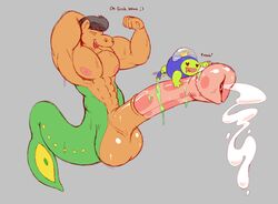 2boys aaron_(undertale) ambiguous_gender animal_genitalia animal_penis anthro balls black_hair cleaning cum cumming cumshot ejaculation english_text equine_penis flexing horsecock hybrid hyper hyper_balls hyper_penis machine male male/ambiguous male_only muscles muscular muscular_male nipples nude orgasm penis shiny sparkling squeaky_clean text thick_cum torogao undertale video_games washing what woshua yowesephth