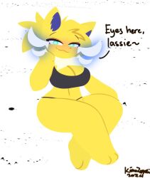 anthro anthro_only armpits barefoot barely_clothed big_breasts blush breasts cat_ears cat_tail creatures_(company) eeveelution female_only furry game_freak generation_1_pokemon ink jolteon kemozeppelin nintendo paws pokémon_(species) pokemon pokemon_(species) pokemon_rgby thong