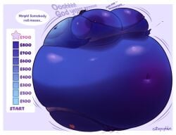 big_ass big_belly big_breasts blueberry_inflation breasts bubble_butt cleavage cutiepopblue female huge_ass huge_belly huge_breasts inflation inflation_drive nipples tagme thick_thighs wide_hips