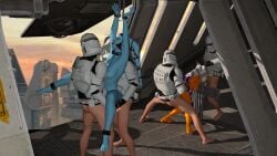 16:9 aayla_secura ahsoka_tano alien barefoot bondage clone_trooper defaultusername feet female group hi_res human lekku_(anatomy) male male/female mammal nude pseudo_hair rape spread_legs spreading star_wars tentacle tentacle_hair togruta twi'lek widescreen