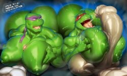 donatello donatello_(tmnt) gay_paizuri justmegabenewell male male_only male_paizuri paizuri raphael raphael_(tmnt) teenage_mutant_ninja_turtles tmnt