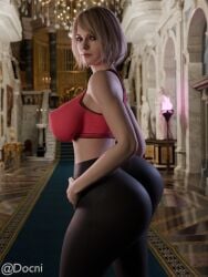 3d ashley_graham ashley_graham_(ella_freya) ass_bigger_than_head ass_cleavage ass_focus ass_grab big_breasts biohazard blonde_female blonde_hair blue_eyes bubble_butt capcom cleavage clothing curvaceous curvy curvy_body curvy_female curvy_figure dat_ass docni fat_ass feet female female_only full_body grabbing_ass hi_res huge_ass huge_breasts indoors lace legs light-skinned_female light_skin lingerie mature_female necklace night panties pawg resident_evil resident_evil_4 resident_evil_4_remake rope self_upload soft_breasts solo solo_female solo_focus sports_bra sportswear thick_ass thick_thighs thighs thong voluptuous