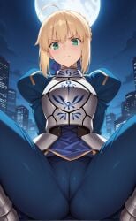 1girls ai_generated antenna_hair artoria_pendragon artoria_pendragon_(fate) cameltoe cute fate/grand_order fate/stay_night fate/zero fate_(series) green_eyes plump_labia rengoart saber sexy sexy.ai sexy_body yellow_hair