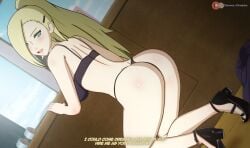 1girls before_sex big_ass big_breasts black_lingerie blonde_hair blue_eyes boruto:_naruto_next_generations cheating cheating_wife clothes_removed desk female female_only from_behind g-string hair_over_one_eye heels high_heels hokage_office implied_cheating indoors ino_yamanaka inviting inviting_to_sex koikatsu lingerie lingerie_bra lingerie_panties long_hair looking_at_viewer looking_back looking_back_at_viewer mature mature_female milf naruto netorare ntr office otsukira patreon_username ponytail seducing sexually_suggestive solo solo_focus squatting suggestive text underwear url very_long_hair watermark web_address white_skin