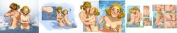 1boy 1boy1girl 1girls absurd_res areolae arm_around_neck arms_around_partner ass ass_grab bathing blonde_hair blue_background blue_eyes blush blushing_profusely braided_hair breast_sucking breasts breath_of_the_wild butt_crack close-up closed_eyes color comic completely_nude crossed_arms ear_blush earrings elf_ears embarrassed embrace exclamation_point female_pubic_hair fish flaccid french_kiss full-face_blush gradient_background green_eyes hair_ornament hairclip hand_on_another's_arm hand_on_another's_chest hand_on_another's_head hand_on_another's_shoulder hand_on_another's_thigh happy_trail higher_resolution_duplicate highres holding holding_partner imminent_kiss imminent_sex kissing kukumomo legs_around_partner lifting lifting_person lighting link link_(breath_of_the_wild) link_(tears_of_the_kingdom) long_hair looking_at_another looking_at_partner male_pubic_hair muscular muscular_male nipples outdoor_sex outdoors partially_submerged penis pointy_ears pond ponytail princess_zelda pubic_hair public repost romantic saliva saliva_on_breasts scar scars_all_over short_hair shoulder_grab sideboob speech_bubble splashing standing straight surprised sweatdrop swimming tears_of_the_kingdom the_legend_of_zelda thigh_grab tied_hair unseen_male_face washing water white_background white_border wholesome zelda_(tears_of_the_kingdom)