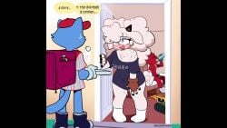 1boy 1boy1girl 1girls animated anthro ass bed big_ass big_breasts big_penis big_thighs bite bite_mark biting blue_eyes blue_fur blue_hair blush breasts comic digital_drawing_(artwork) digital_media_(artwork) english_voice_acting female flustered furry gadget_the_wolf glasses green_gloves half-dressed horn house_doodle lanolin_the_sheep male moaning mp4 naked nude phone pizza plap quavernsfw red_fur red_hair sega sex sheep shirt size_difference sonic_(series) sonic_the_hedgehog_(series) sound straight sucking_nipples sweat towel vaginal_penetration vicki_fox video voice_acted wet_pussy white_fur white_wool wolf yellow_eyes