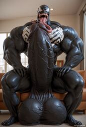 ai_generated bodybuilder hyper hyper_balls hyper_cock hyper_genitalia hyper_penis hyper_testicles male male_only muscland muscles muscular muscular_arms muscular_male muscular_thighs