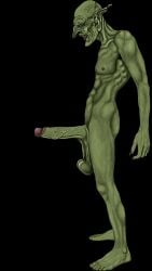 big_balls big_cock big_dick big_penis cock dick fantasy fantasy_creature geekwithepower goblin goblin_male green_skin low_hanging_balls low_hanging_testicles male_focus male_goblin male_only penis veiny_penis