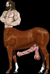 big_balls big_cock big_dick big_penis centaur centaur_male fantasy fantasy_creature geekwithepower horse_penis horseballs horsecock low_hanging_balls male_centaur penis veiny_penis