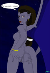 angela_(gargoyles) ass breasts disney fab3716 female gargoyles nipples nude pussy solo