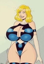 1girl 1girls alternate_breast_size belt big_ass big_breasts bimbo bimbofication blonde_hair blue_eyes bodysuit brainwashing breasts_bigger_than_head cameltoe cleavage cleavage_cutout corruption ditzy edit fantastic_four female female_focus female_only front_view gloves hair hands happy_sub happy_trance heroine hourglass_figure huge_ass huge_breasts hypnosis invisible_woman large_ass large_breasts lipstick long_hair marvel marvel_comics mind_control motion_lines movement_lines no_dialogue no_text no_text_version perfect_body perfect_legs polmanning red_lipstick shaking skimpy skin_tight slim_waist smile socks solo solo_female standing stockings sue_richards sue_storm sue_storm_90s_costume superheroine thick thick_ass thick_thighs thighhighs thighs tight_clothing vacant_stare venus_body voluptuous western_art wide_hips