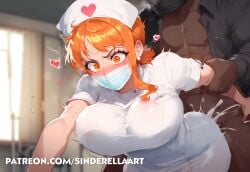 1boy1girl ai_generated ass_bigger_than_head big_breasts big_breasts big_butt breasts_bigger_than_head busty commission dark-skinned_male fat_ass female forced heavenly_ass hospital huge_ass huge_breasts interracial large_ass large_breasts milf nami nami_(one_piece) nurse nurse_clothing nurse_outfit nurse_uniform one_piece patreon patreon_url patreon_username pawg penetration rape raped rough_sex sex sexual_assault sinderellaart thick thick_ass thick_legs thick_thighs vaginal_penetration vaginal_penetration vaginal_sex voluptuous voluptuous_female