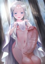 1futa areolae balls blue_eyes bottomless breasts clothed edit erection functionally_nude futa_only futanari huge_balls huge_cock human light-skinned_futanari light_skin nipples pandora_(re:zero) penis penis_out petite presenting presenting_penis re:zero_kara_hajimeru_isekai_seikatsu silver_hair small_breasts solo standing testicles thick_thighs third-party_edit tomaco uncut white_hair wide_hips