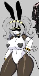 1girl bunnysuit huge_breasts j_(murder_drones) murder_drones pasties tagme thebombbeanie