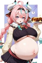 1female 1females 1girls belly belly_button breasts exposed_belly exposed_belly_button exposed_pregnant_belly female female female_focus female_only genshin_impact hoyoverse light-skinned_female light_skin mihoyo mihoyo_technology_(shanghai)_co._ltd. missicake natlan_girls pink_hair pink_hair_female pregnant pregnant_female pregnant_sex purple_eyes purple_eyes_female solo solo_female solo_focus standing taco thick_thighs thighs varesa_(genshin_impact) wide_hips