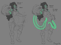 digestion female_pred freyahart illaoi league_of_legends oral_vore vore