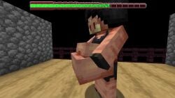 digestion female_pred game_over gameplay_mechanics male_prey minecraft mystic_summoner_(author) oral_vore pcraftrevorn piglin sound tagme video vore