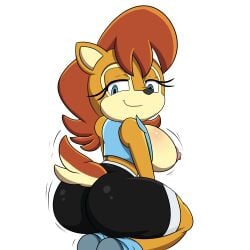 1:1 2017 alpha_channel anthro archie_comics areola ass big_breasts big_butt breasts chipmunk digitaldomain123 erect_nipples female ground_squirrel hi_res mammal nipples presenting presenting_hindquarters rodent sally_acorn sciurid sega shorts smile solo sonic_(series) sonic_the_hedgehog_(archie) sonic_the_hedgehog_(comics) sonic_the_hedgehog_(series)