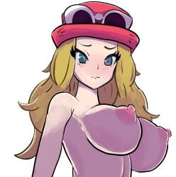 big_breasts low-angle_view pokemon serena_(pokemon)