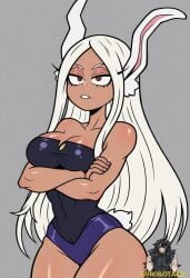 ai_generated dark_skin friki8otaku mirko my_hero_academia rabbit_ears