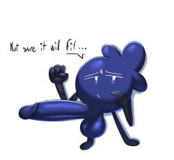 blueberry_(ii) inanimate_insanity long_penis male_only object_shows shaded text tirathecreator