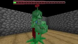 animated digestion female_pred game_over gameplay_mechanics male_prey minecraft mystic_summoner_(author) oral_vore pcraftrevorn sound tagme video vine_maiden vore