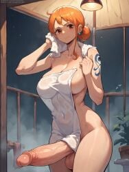 ai_generated futanari grapesss light-skinned_futanari nami one_piece