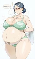 1girl ai_generated big_ass big_breasts debbie_grayson huge_ass huge_breasts invincible lactation mature mature_female milf milk milking mother pregnant pregnant_belly seductive thick_thighs thighhighs