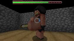 animated digestion female_pred game_over gameplay_mechanics male_prey minecraft mystic_summoner_(author) oral_vore pcraftrevorn piglin sound tagme video vore