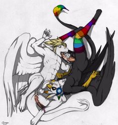 69 2015 angel avian celestial cerezo cerezol cum cum_inside dragon fellatio gay gryphon male oral skoop uncensored