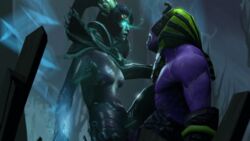 faceless void (darkterror) from dota by bombowykurczak