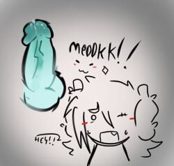 demon dick dick_pic medkit_(phighting) phighting precum veiny_penis